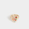 Anillos Medianos y Grandes Con corazón Anillo Mediano Y Grande Con Corazon - Dorado