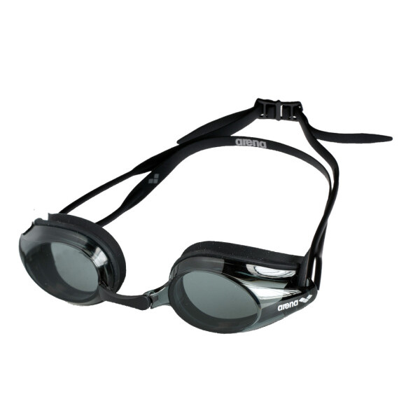 Lentes De Natacion Competencia Adulto Unisex Arena Tracks Goggles Negro, Ahumado y Negro