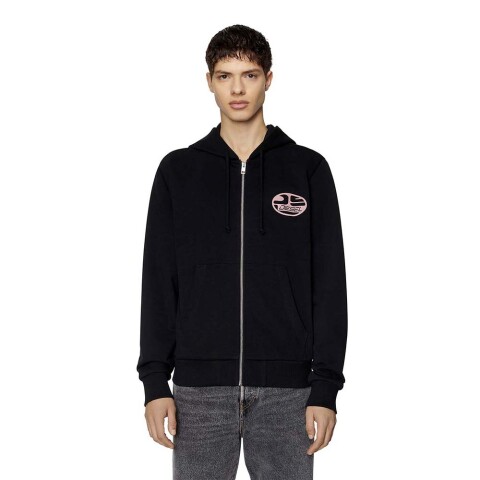 S-Ginn-Hood-Zip - Hombre Black