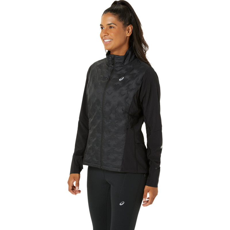 Casaca Running Road Winter Jacket Mujer Performance Black