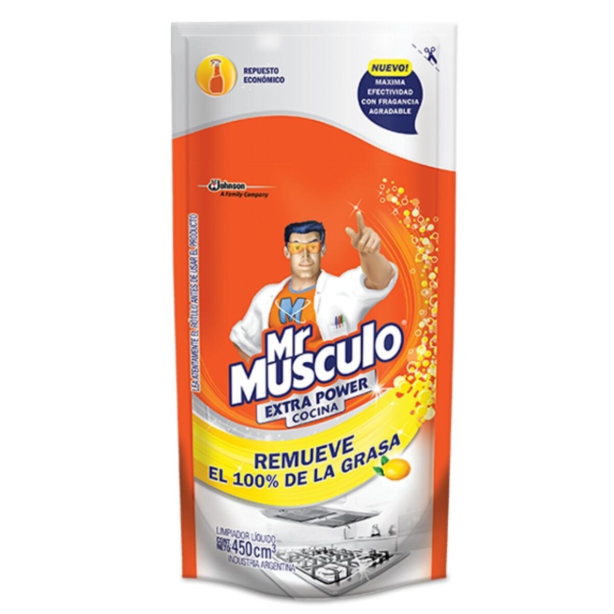 Limpiador Mr. Músculo Extra Power Cocina - DP 450 ML 