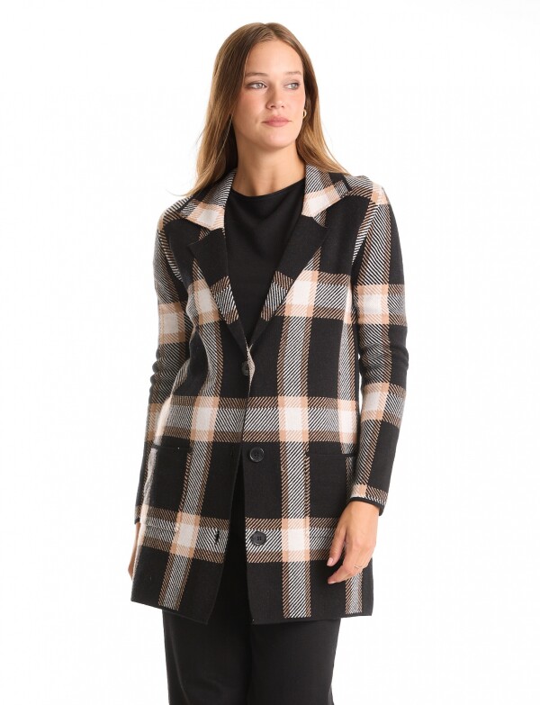 Cardigan Cuadrille MULTI/NEGRO