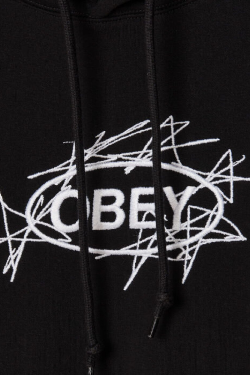 OBEY STARS HOOD Negro