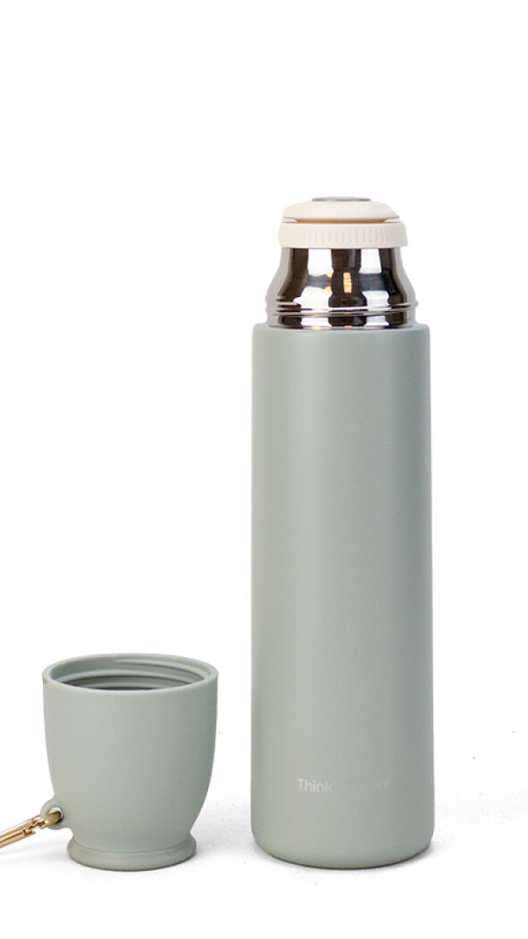 TERMO 500 ML ACERO INOXIDABLE VERDE PASTEL