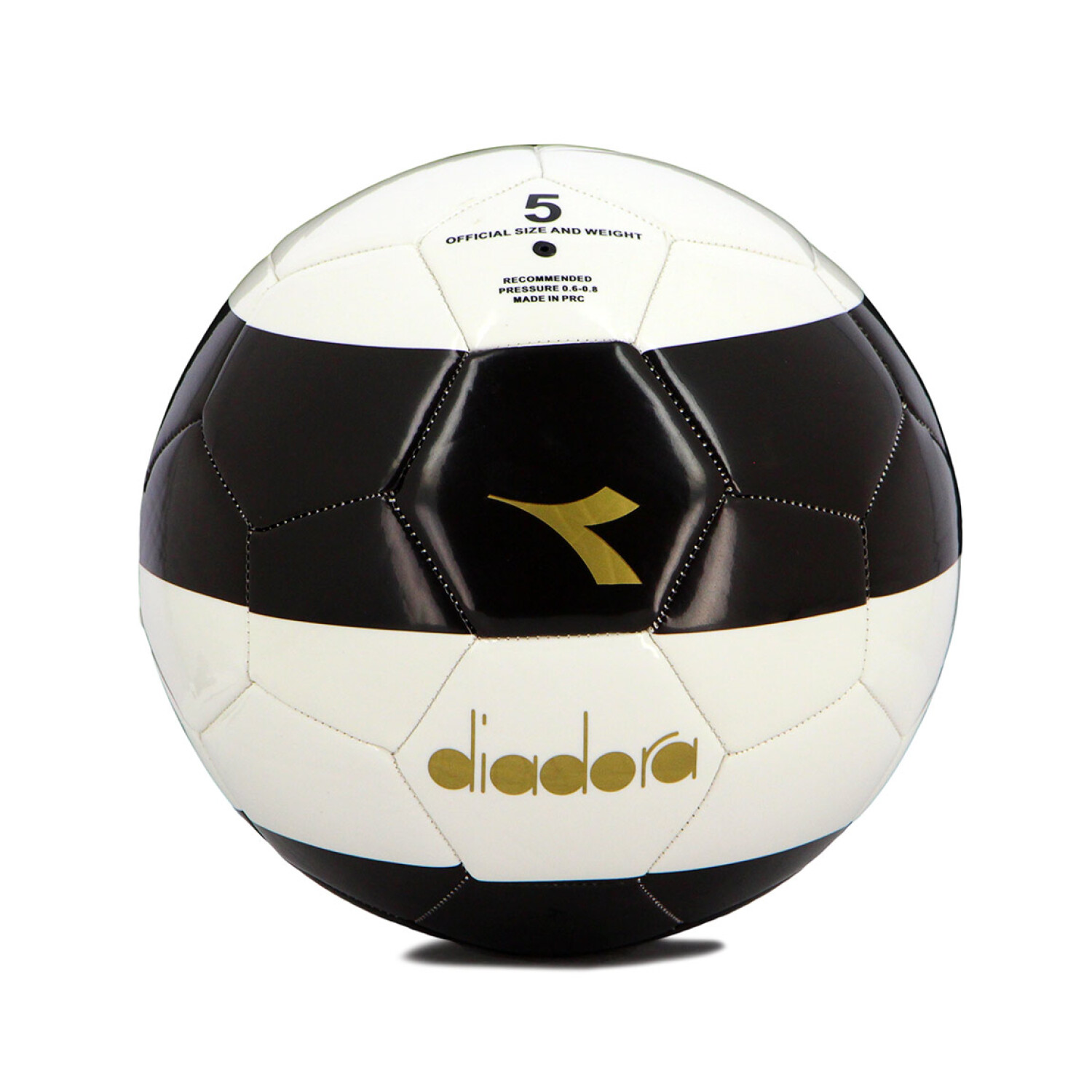 Diadora Pelota Futbol Doha N 5 Blanco negro Macri