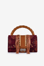 CARTERA ETNIC Bordo