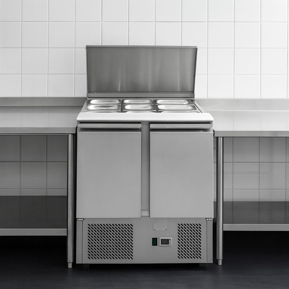 Heladera Bajo Mesada 240 Litros con 2 Puertas Topinera y Cubas Heladera Bajo Mesada 240 Litros con 2 Puertas Topinera y Cubas