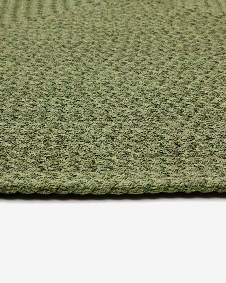 Alfombra Despas de fibras sintéticas verde 160 x 230 cm Alfombra Despas de fibras sintéticas verde 160 x 230 cm