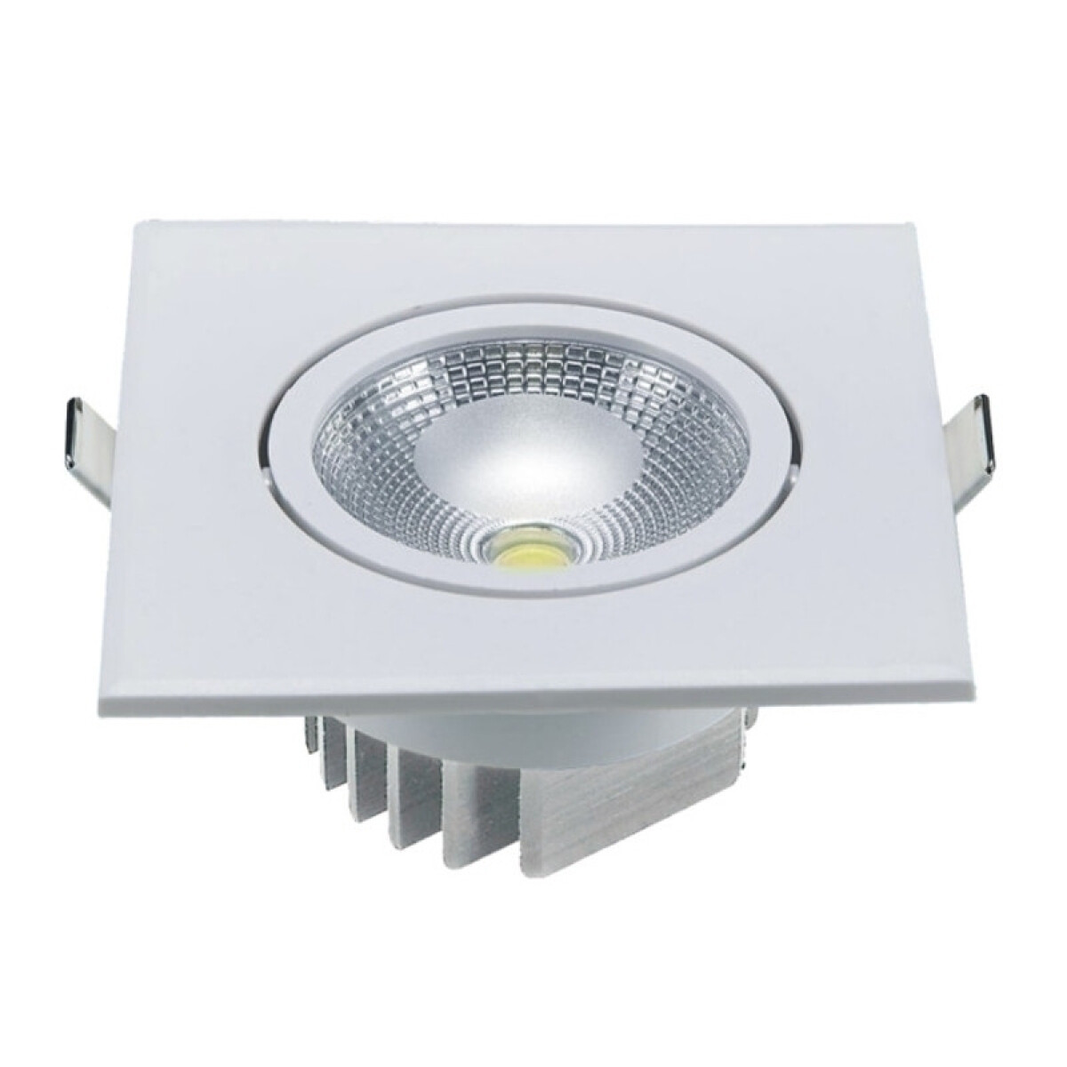 Luminaria de embutir LED cuadrada 5W neutra 91mm - IX2062 