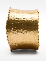 Pulsera Ancha Abierta dorado