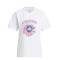 Remeras Adidas Floral Graphic W Femenino Blanco - Lila