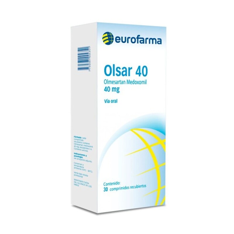 Olsar 40 Mg. 30 Comp. Olsar 40 Mg. 30 Comp.