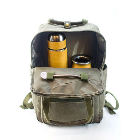 Matera Mochila Lanin Canvas Oliva