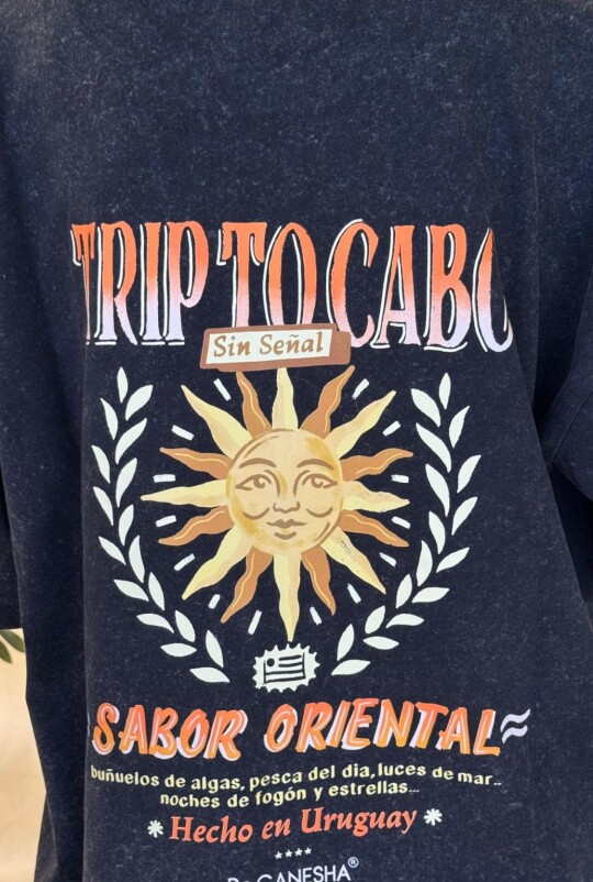 T-shirt Trip Negro