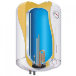 TERMOTANQUE ATLANTIC 50 Lts, TANQUE ACERO CLASE A blanco