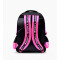 Mochila Footy Unicornio Relieve con Luz Led Fucsia - Negro