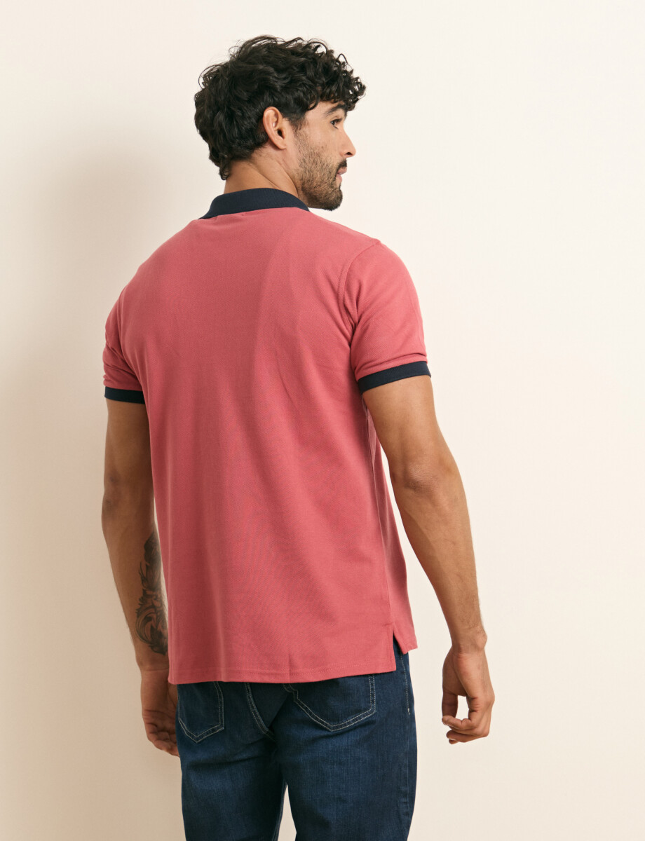 520753 REMERA HARRINGTON LABEL Coral