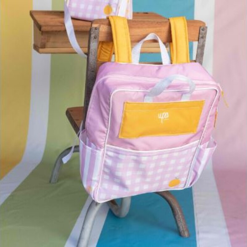 Mochila para chicos Frutas Rosa