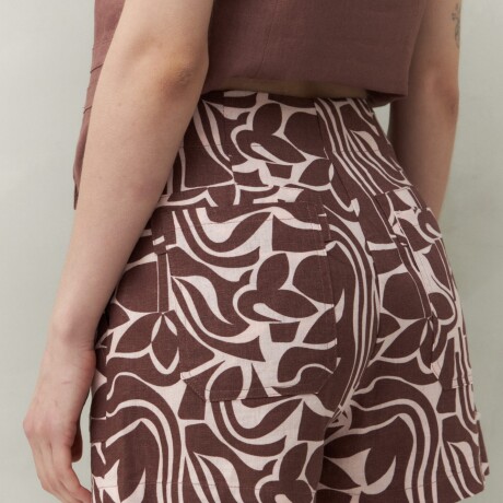 SHORT NILS PRINT Rosa Bebé