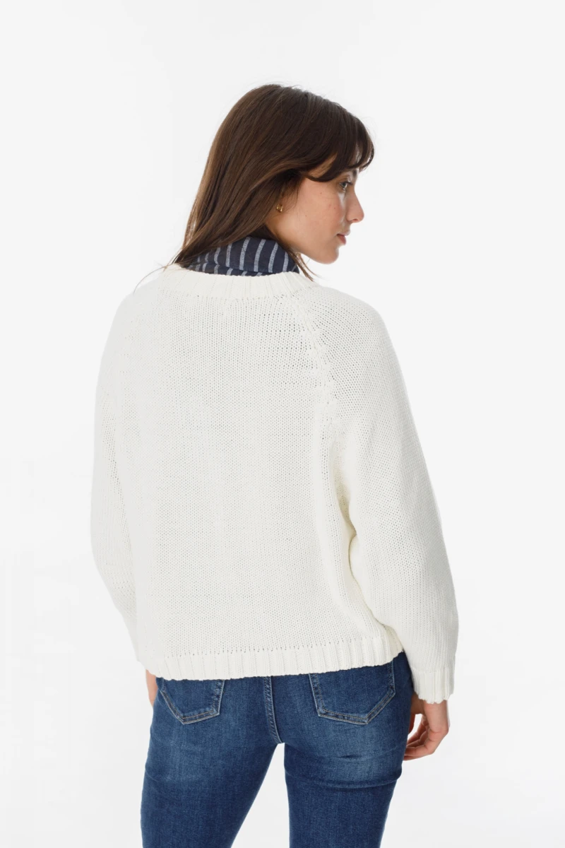 Sweater Palma crudo talle unico