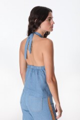 Top Lina Azul