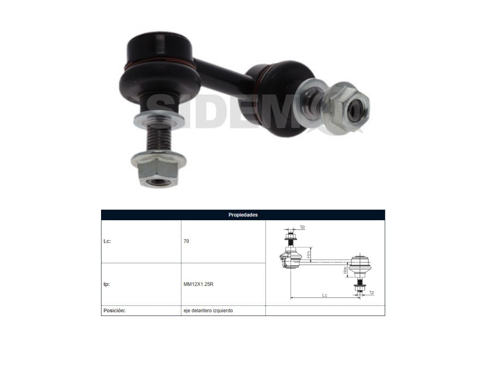 Bieleta Nissan D23 - Frontier - Np300 15-25 Izq 