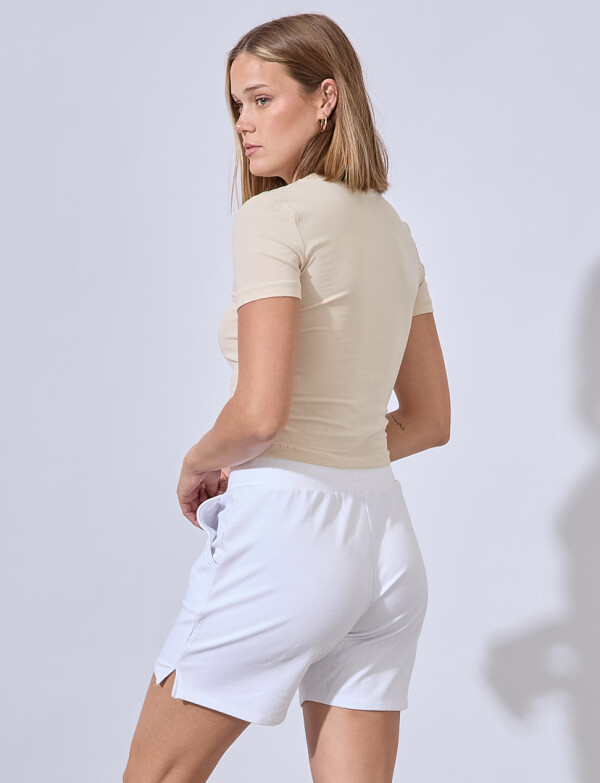 Short Comfy Algodon BLANCO