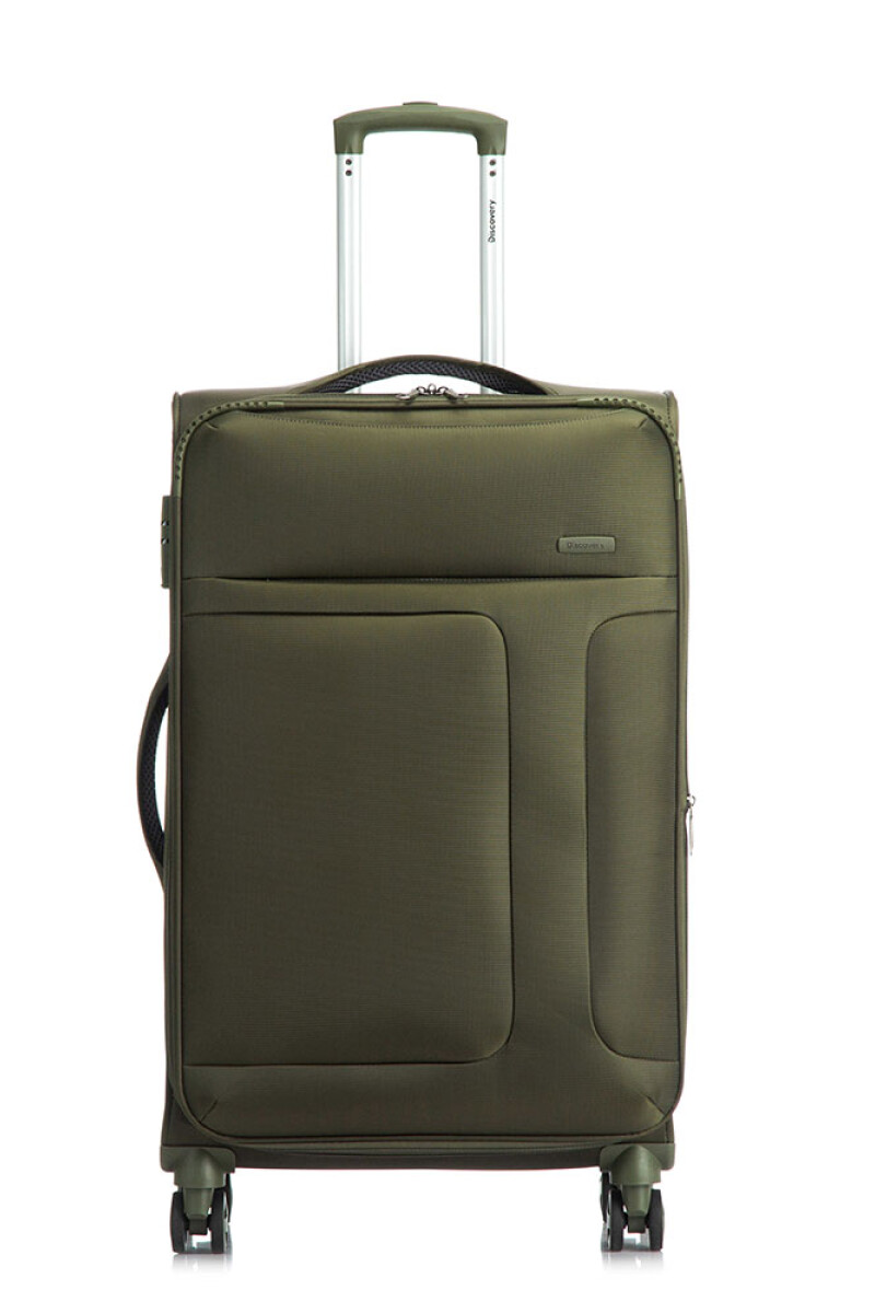 Valija de tela expansible Discovery - Grande 28" Verde