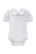 Body cuello Peter Pan Gris