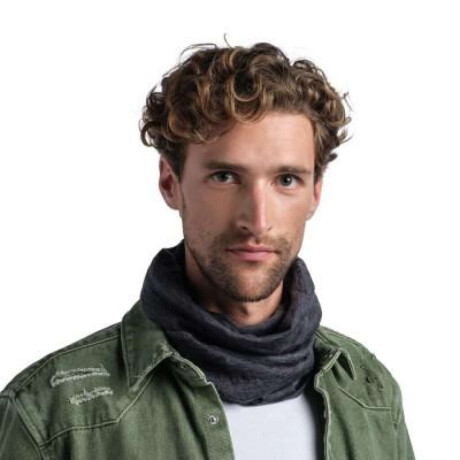 Bufanda Buff Merino Lightweight Solid Grey Grey