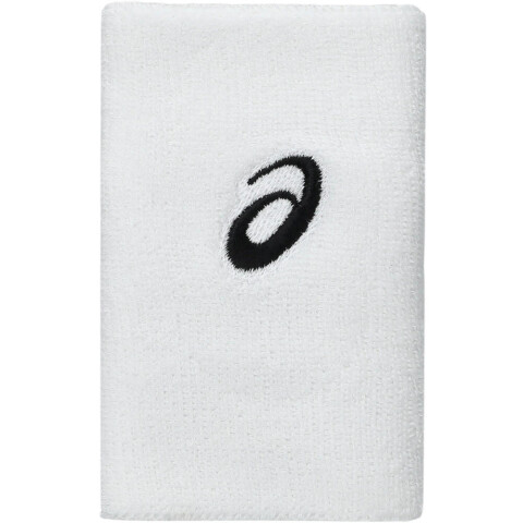 Muñequeras Tenis Wrist Band Long Unisex Brilliant White