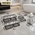 Set X5 Estante Organizador Baño Accesorio Jaboneras Adhesivo IMBACK Color Negro Set X5 Estante Organizador Baño Accesorio Jaboneras Adhesivo IMBACK Color Negro