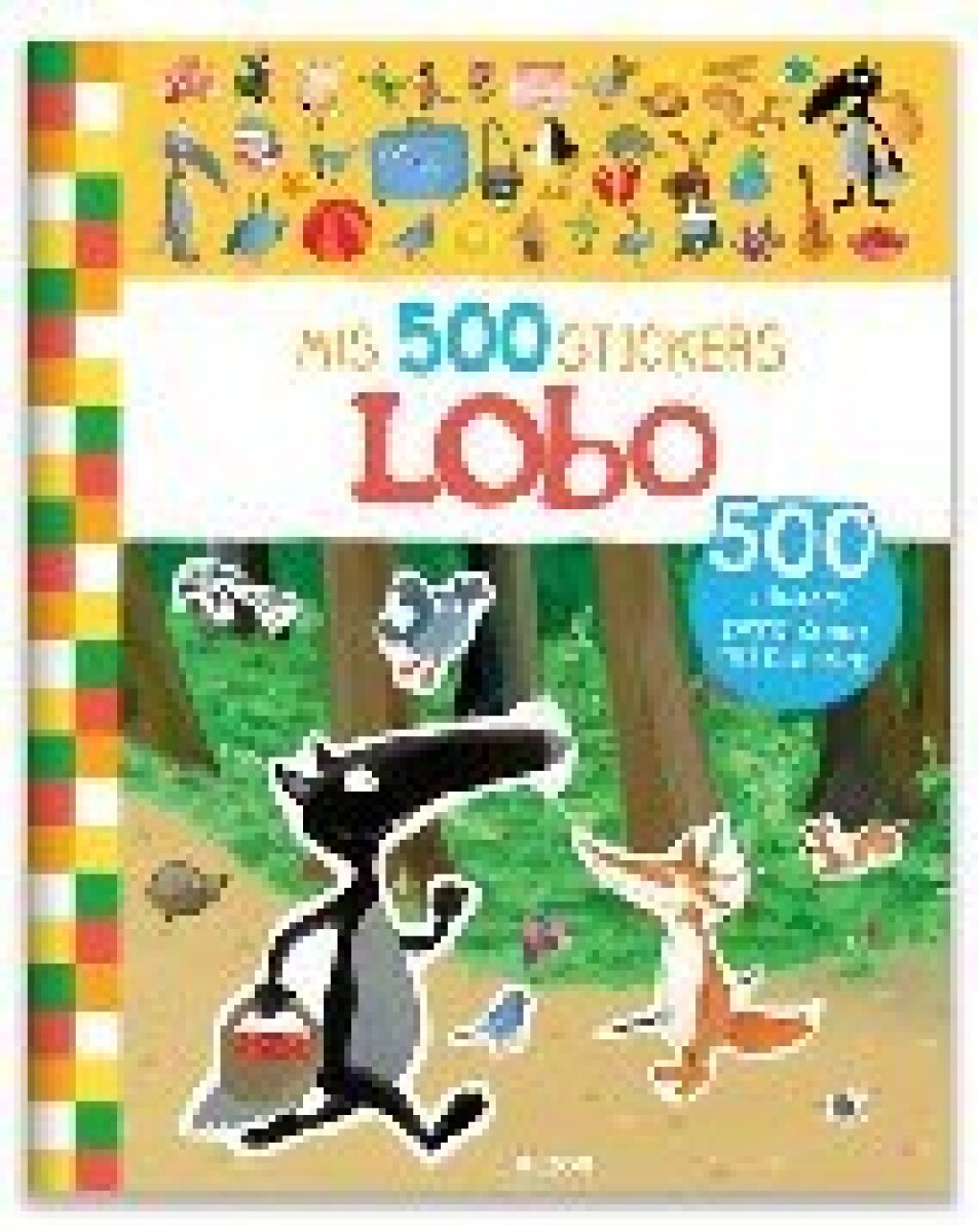 500 STICKERS LOBO 
