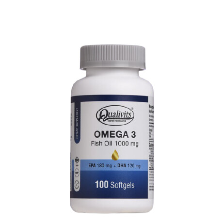 Omega 3 - Fish Oil 1000 mg 100caps Qualivits Omega 3 - Fish Oil 1000 mg 100caps Qualivits