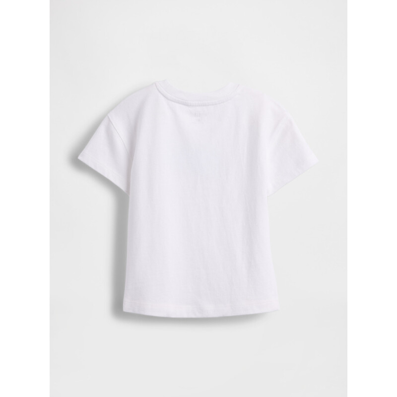 IE FRCH SS LOGO TEE OPTIC WHITE