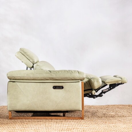 Sillón Reclinable Cuero Veneto Aqua U