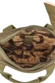 Cartera morral de lona Verde