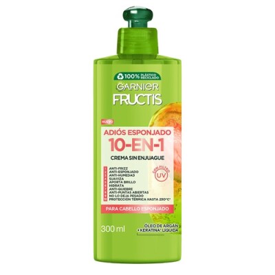 Crema Sin Enjuague Fructis 10en1 Adios Esponjado 300 Ml. Crema Sin Enjuague Fructis 10en1 Adios Esponjado 300 Ml.