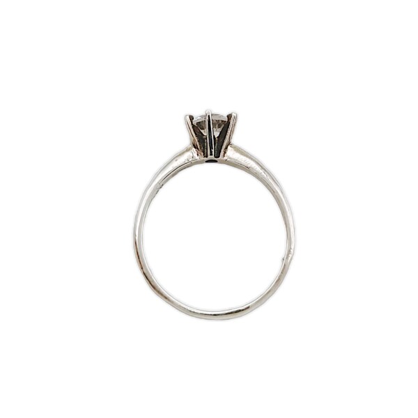Anillo Solitario-Plata 950-Piedra Zirconia-AN3451 conpiedra