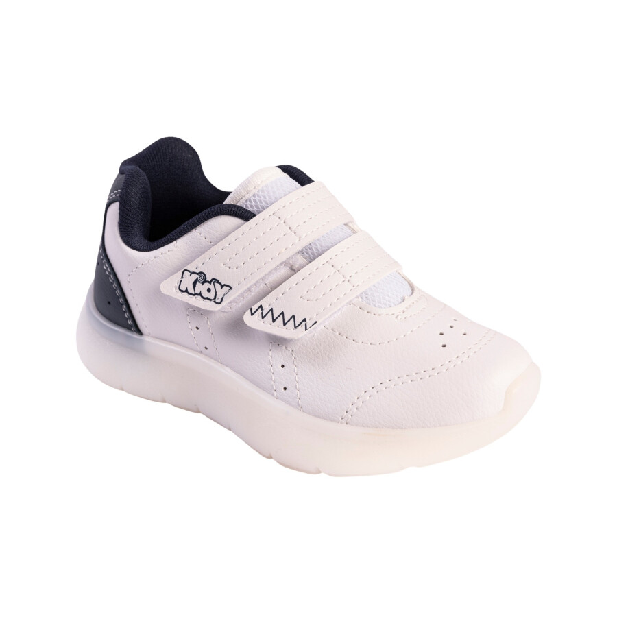 KIDY TENIS FLEX LIGHT BRANCO/MAR