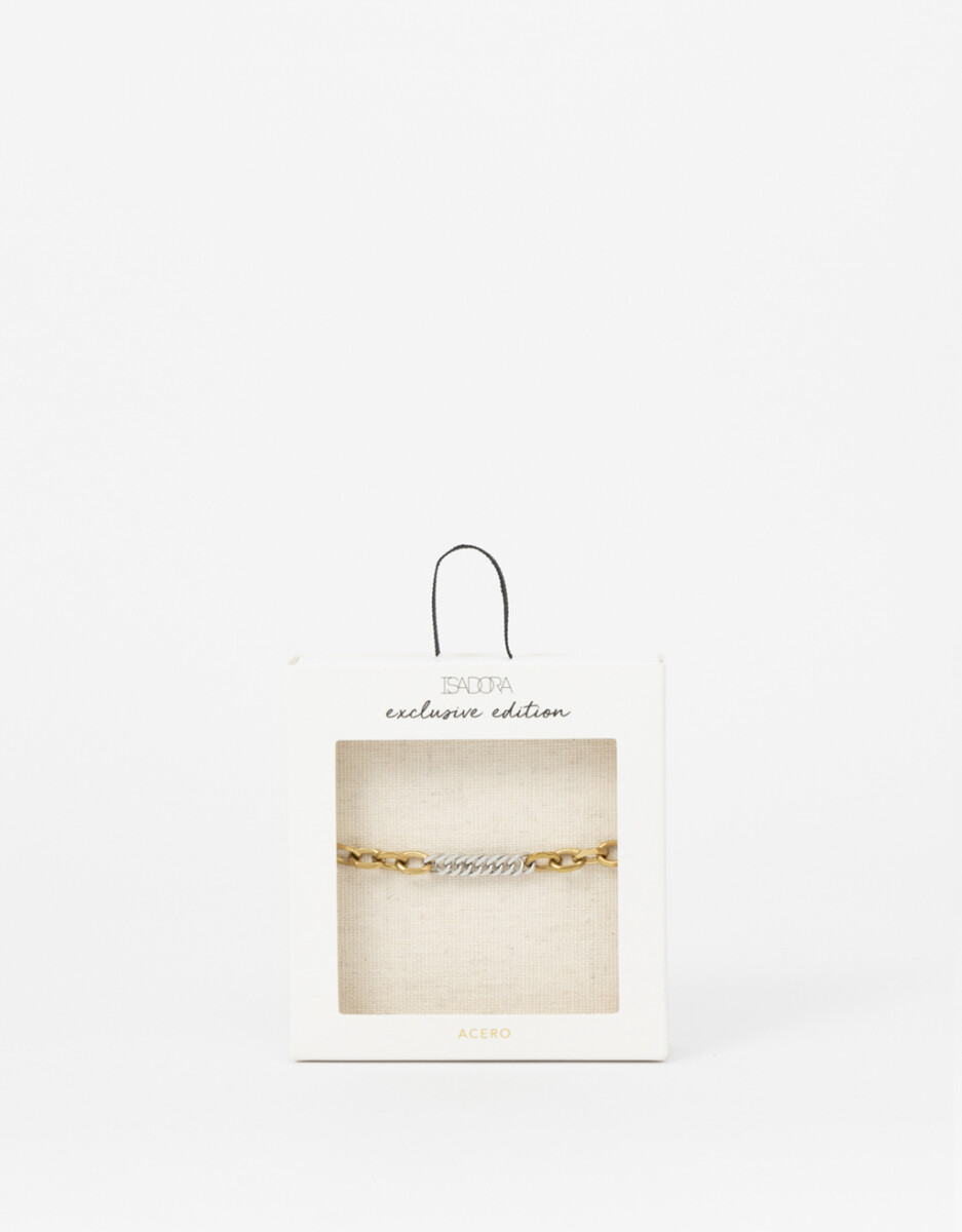 Pulsera Acero Biplating 