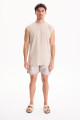 Short De Baño Tampa Beige