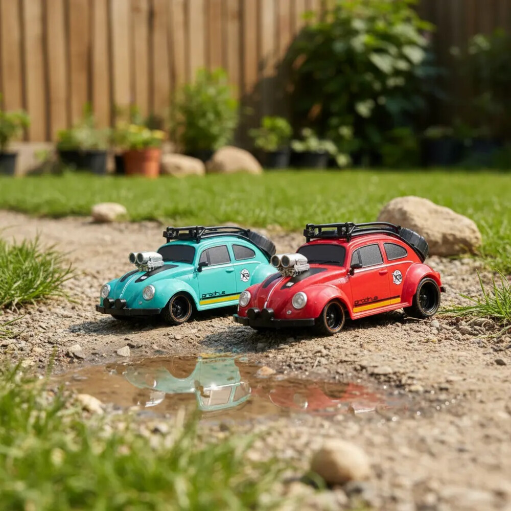 Auto A Control Remoto Volkswagen Beetle Escarabajo ROJO