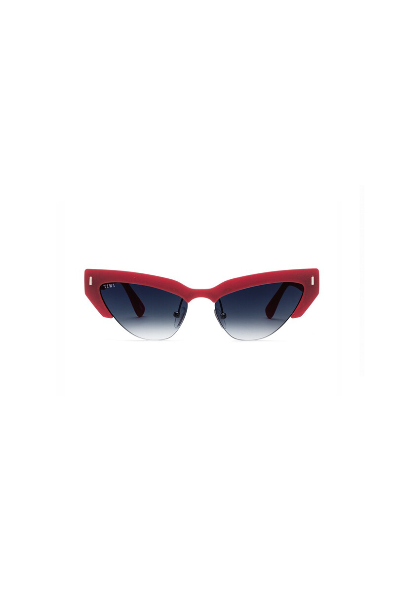 Lentes Tiwi Muse - Rubber Red With Blue Gradient Lenses 