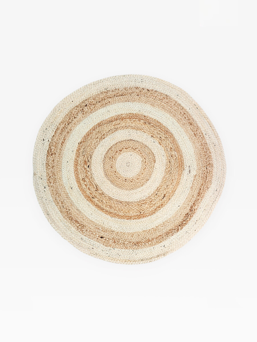 ALFOMBRA CALCUTA REDONDA - BEIGE 