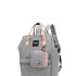 Mochila multicierres combinada con monedero Gris