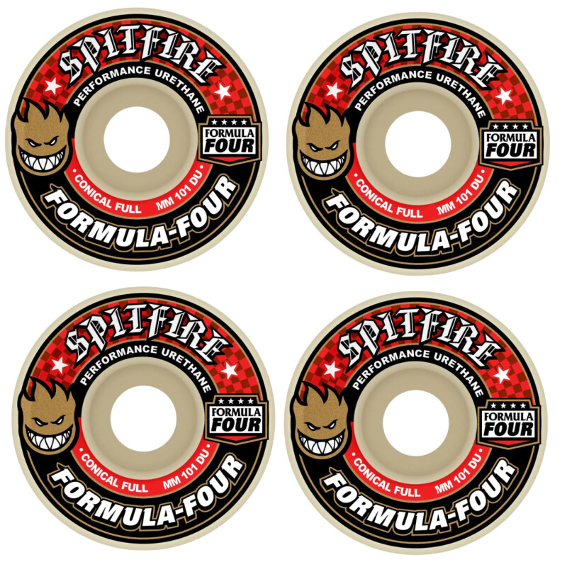 Ruedas Spitfire Ruedas Spitfire Conical Full 53mm 101 - Rojo Ruedas Spitfire Ruedas Spitfire Conical Full 53mm 101 - Rojo