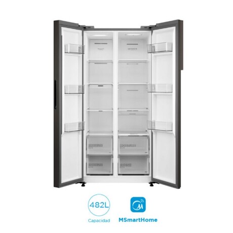 HELADERA MIDEA BLACK 482 LTS. M500SBSINV HELADERA MIDEA BLACK 482 LTS. M500SBSINV