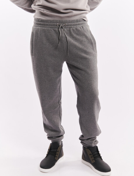 Pantalon felpa gris