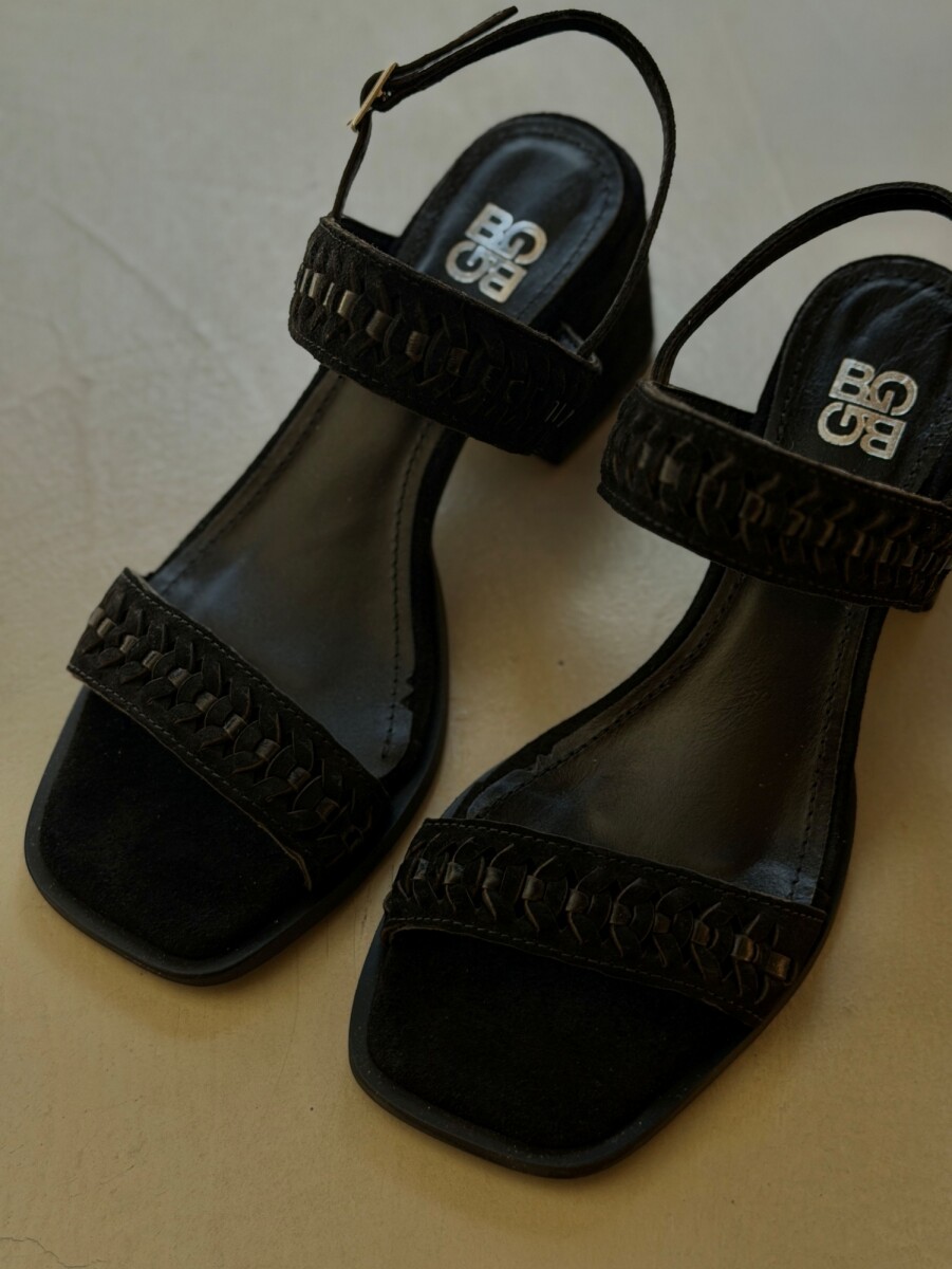 Sandalia Trama - Negro 